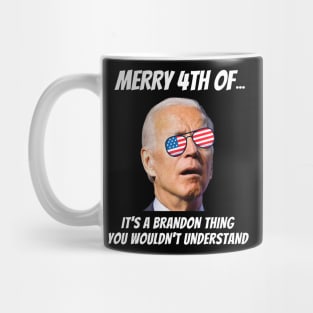 Funny Brandon 4th of july Anti Joe Biden Mug